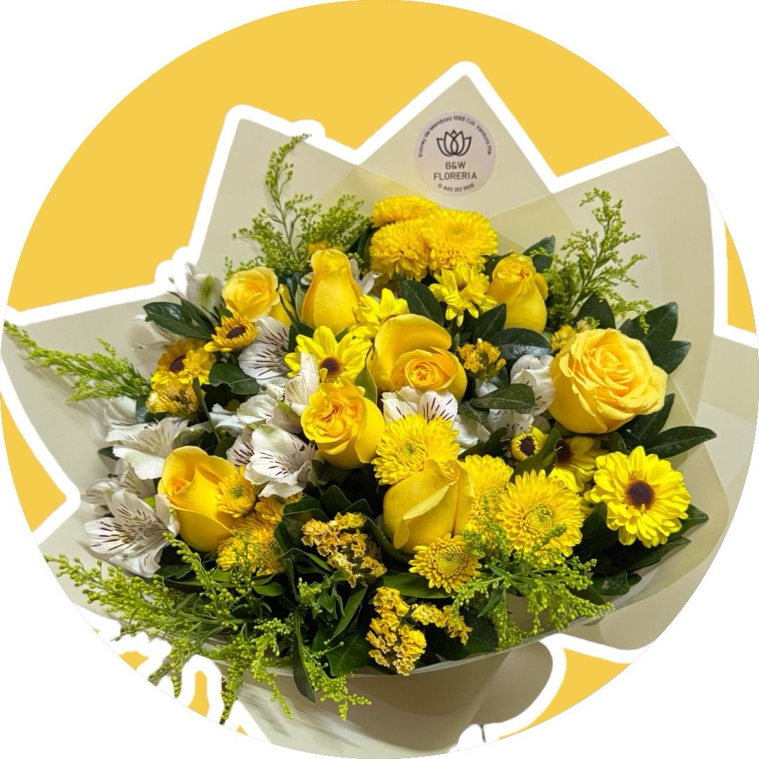 BOUQUET ROSAS amarillas