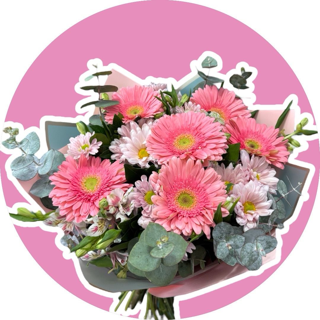 BOUQUET  GERBERAS MIX PINCK🤱🏻