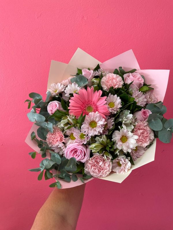 bouquet mix rosas y gerbera