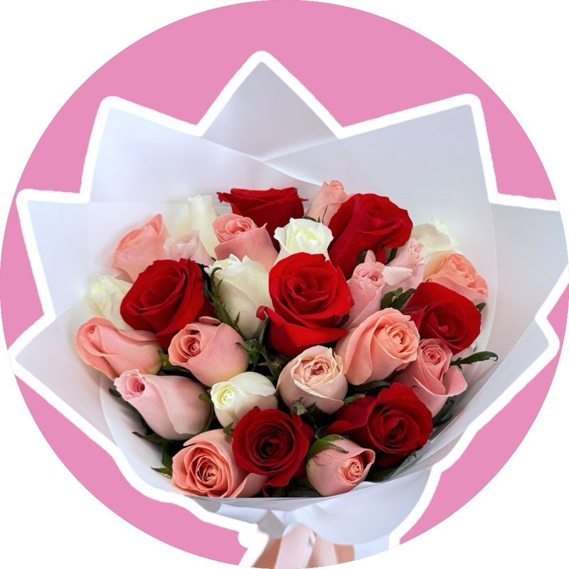 bouquet rosas mixtas