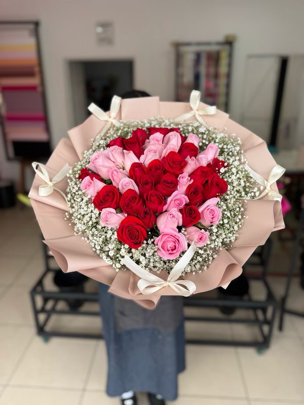 bouquet rosas mixtas