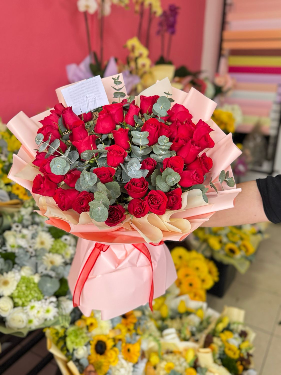 Rous mix rosas rojas