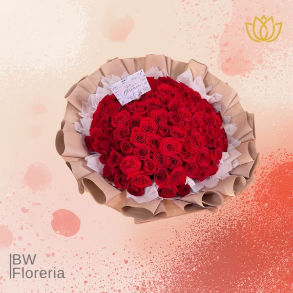 Maxi bouquet 100 rosas 💌
