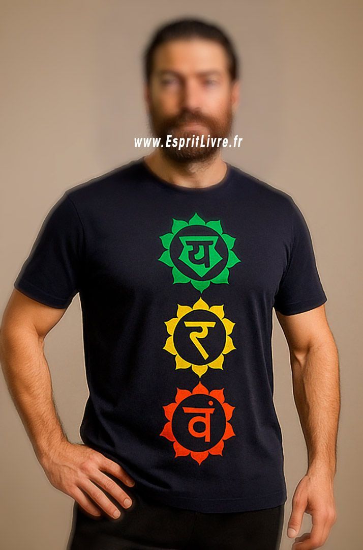 T-shirt Chakras Intérieurs – Équilibre et Énergie