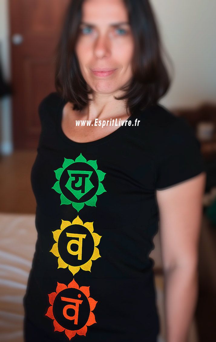 T-shirt Chakras Intérieurs – Équilibre et Énergie