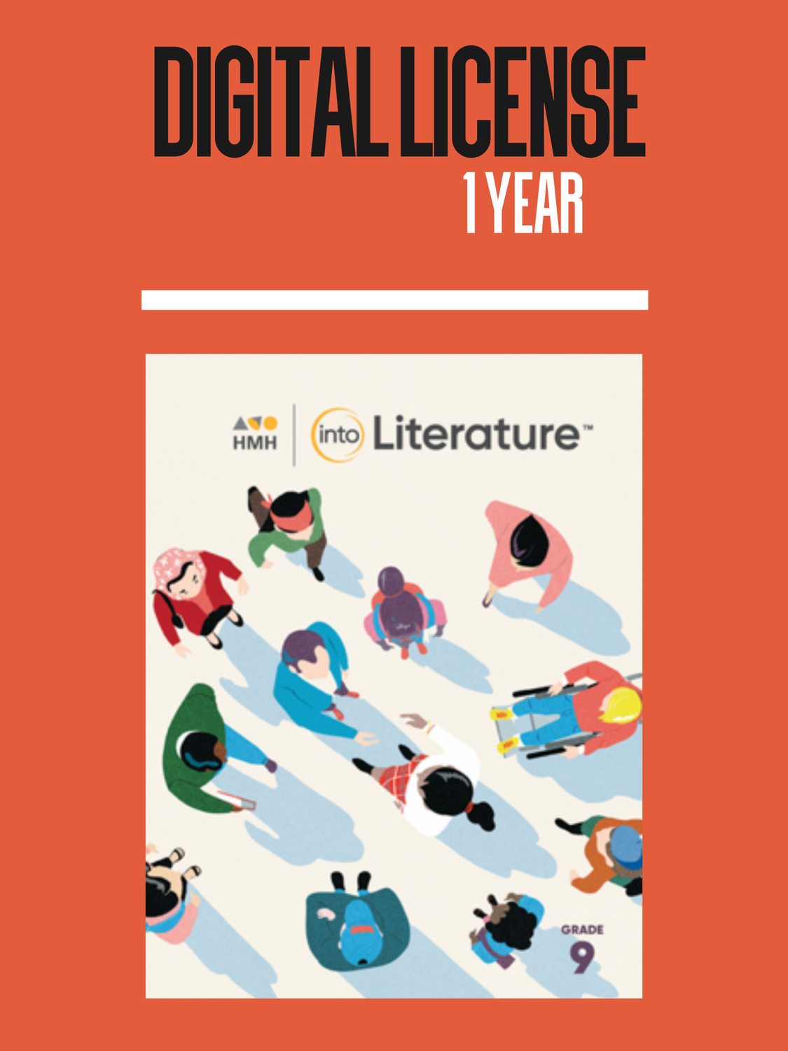 NOVENO - INTO LITERATURE STUDENT LICENSE DIGITAL 1-YEAR GRADES 9-12 - HMH - 25 - ISBN 9780358846321