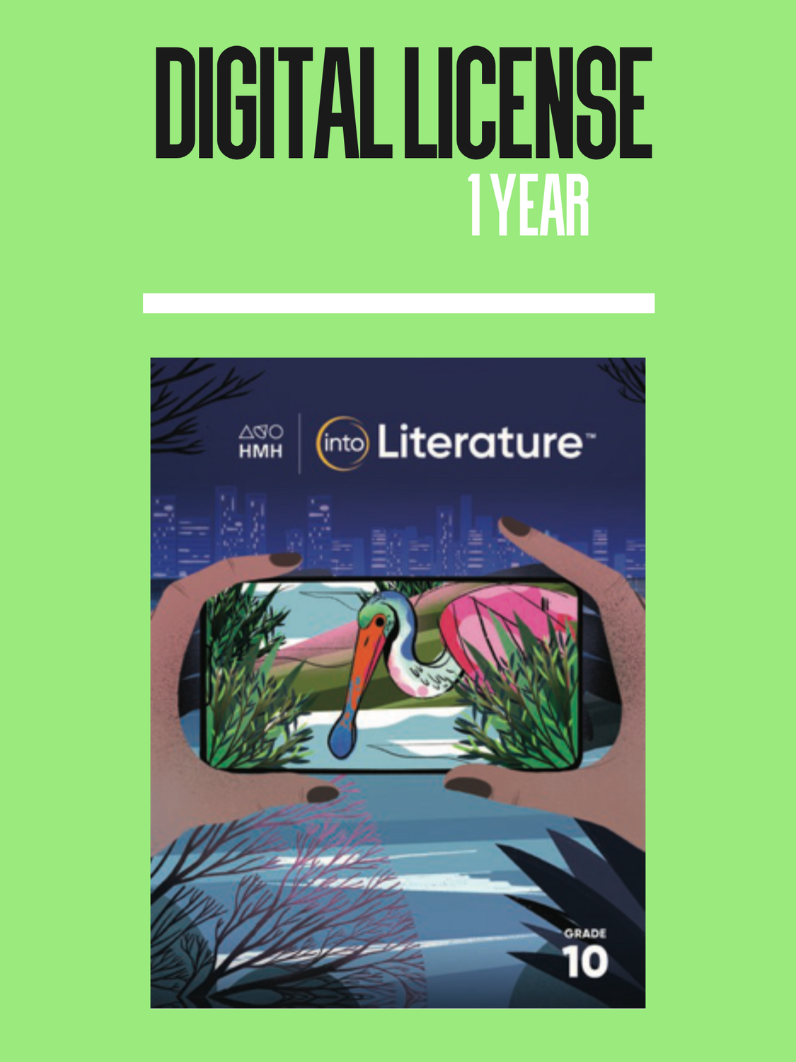 DECIMO - INTO LITERATURE STUDENT LICENSE DIGITAL 1-YEAR GRADES 9-12 - HMH - 25 - ISBN 9780358846321