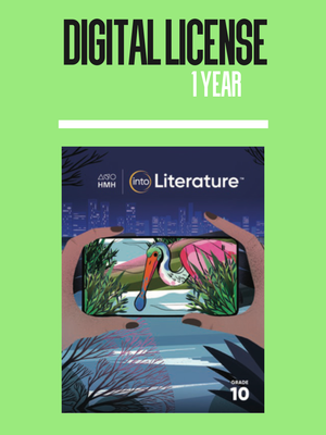 DECIMO - INTO LITERATURE STUDENT LICENSE DIGITAL 1-YEAR GRADES 9-12 - HMH - 25 - ISBN 9780358846321