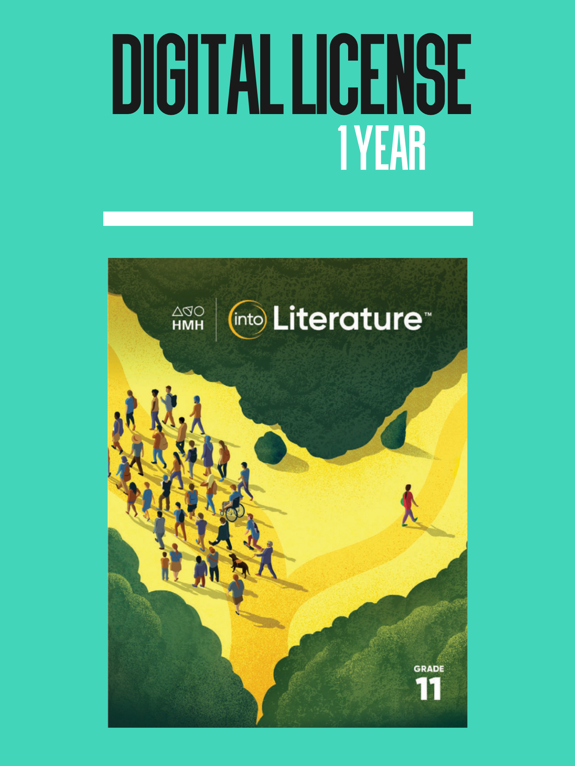 UNDECIMO - INTO LITERATURE STUDENT LICENSE DIGITAL 1-YEAR GRADES 9-12 - HMH - 25 - ISBN 9780358846321