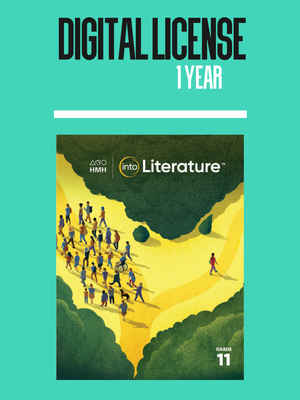 UNDECIMO - INTO LITERATURE STUDENT LICENSE DIGITAL 1-YEAR GRADES 9-12 - HMH - 25 - ISBN 9780358846321