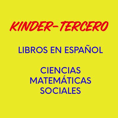 KINDER-TERCERO (libros en español)