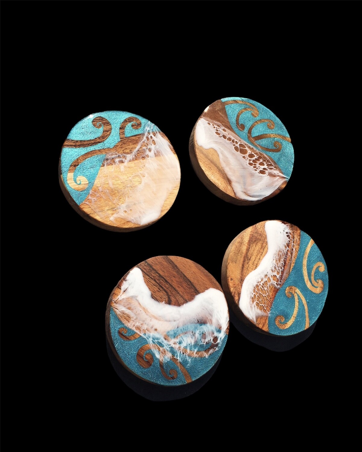 Moana (Teal) Coasters 