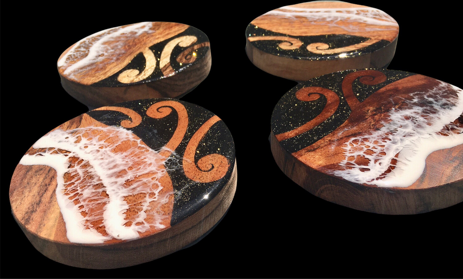 Moana (Black &amp; Gold)  Coasters