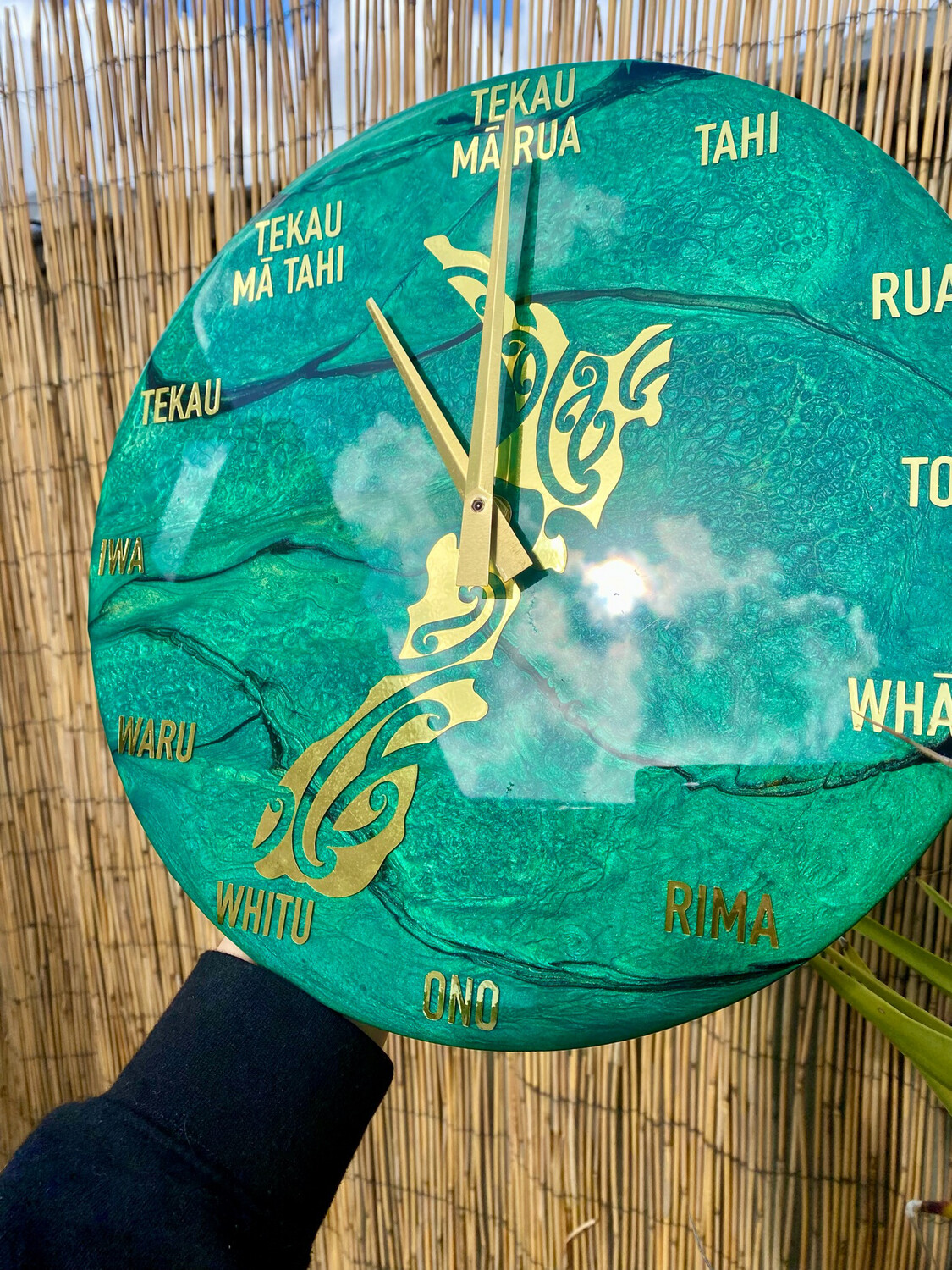 Greenstone NZ Clock