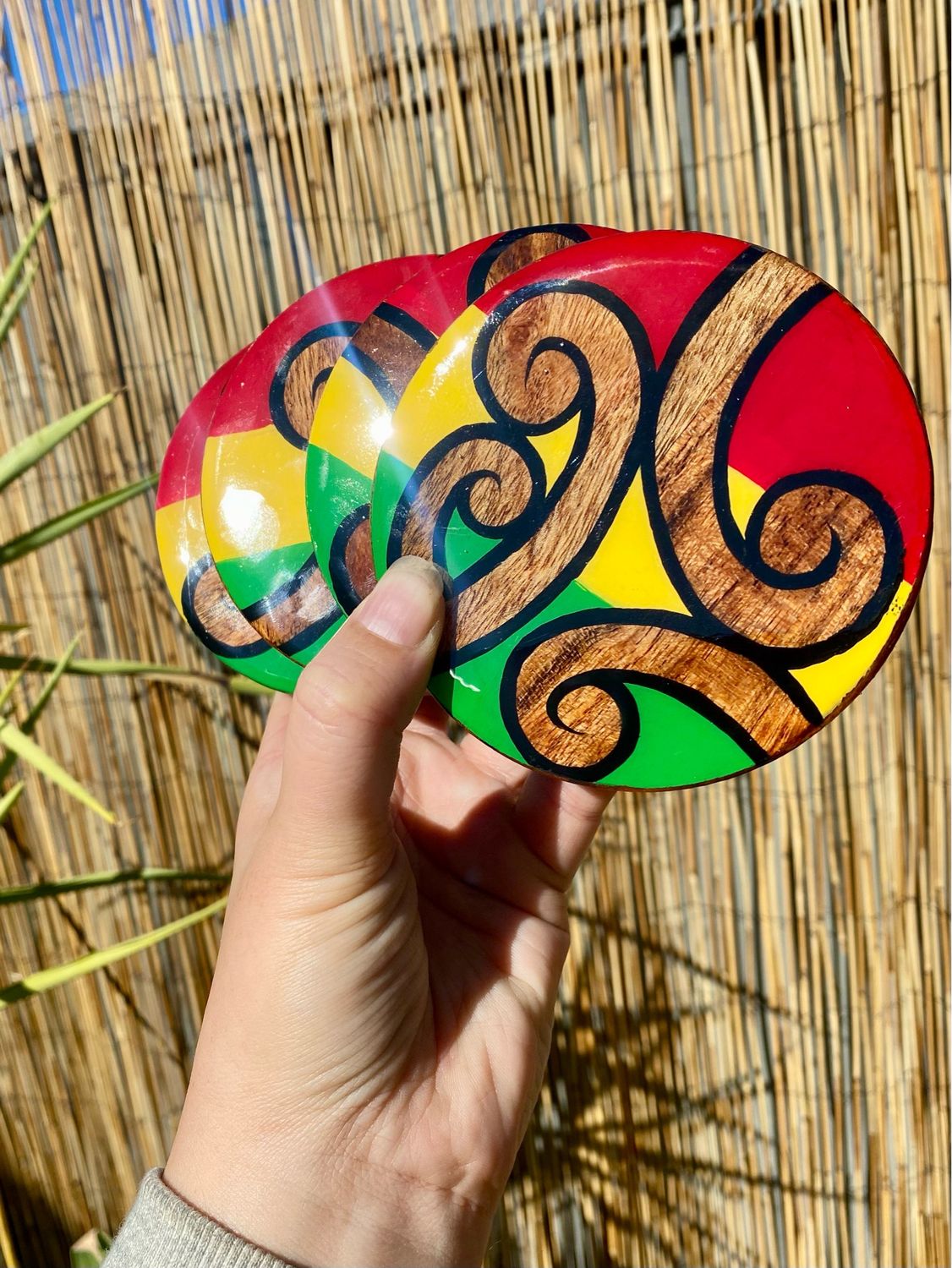 Rasta Maori Coasters