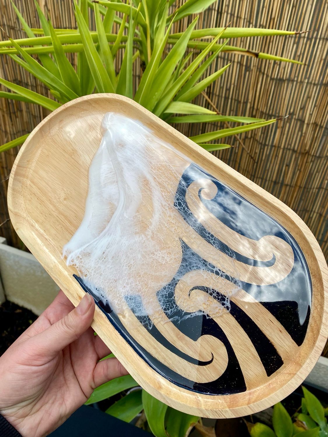 Small (Black &amp; Gold) Moana Tray