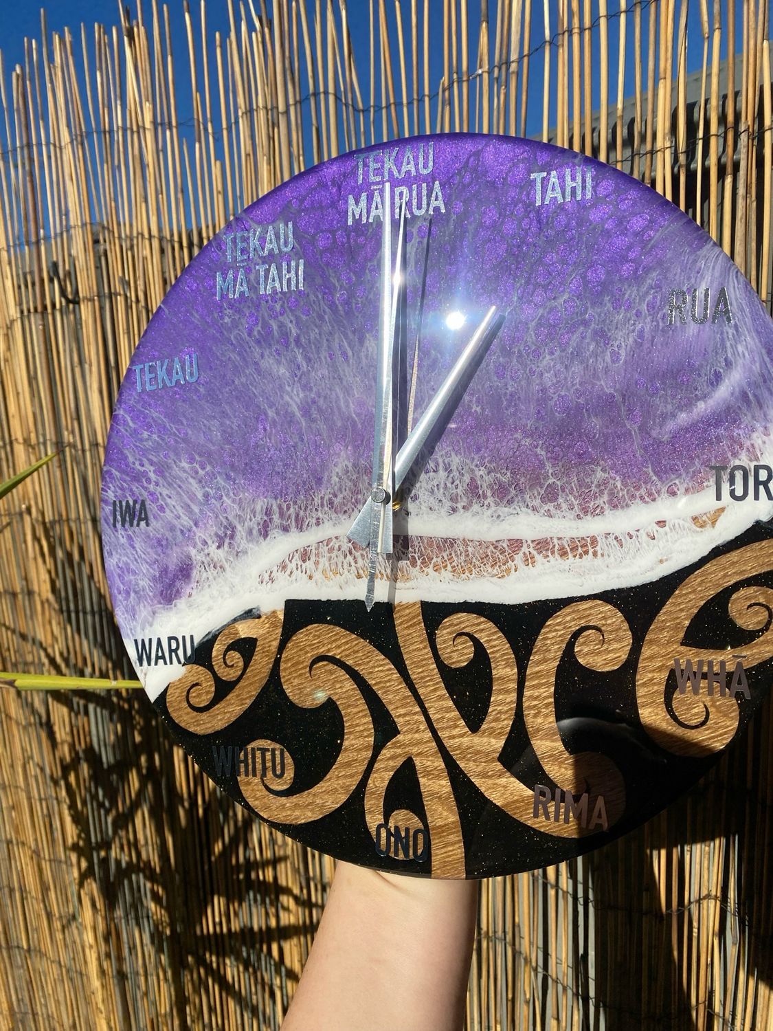 Purple Moana Koru Sand Clock