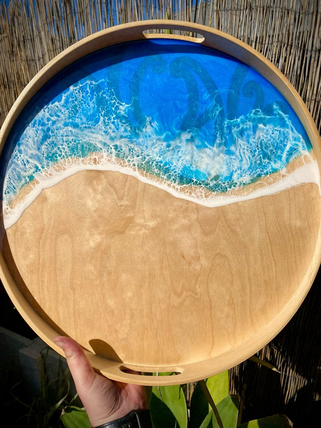 Large Round Under The Moana Tray