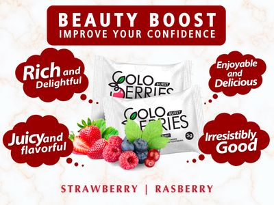 Coloberies Burst - Minuman Kesihatan &amp; Kecantikan dari dalam  [3 + 1 box / 60 sachets]