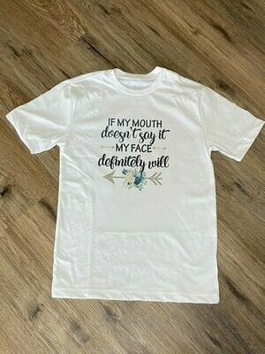 If my mouth doesn't say it.. (XS)