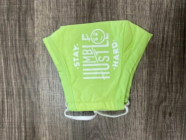 Mask: Green Stay Humble Hustle Hard