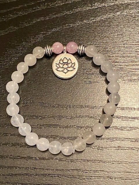 Lotus Flower Stone Bracelet