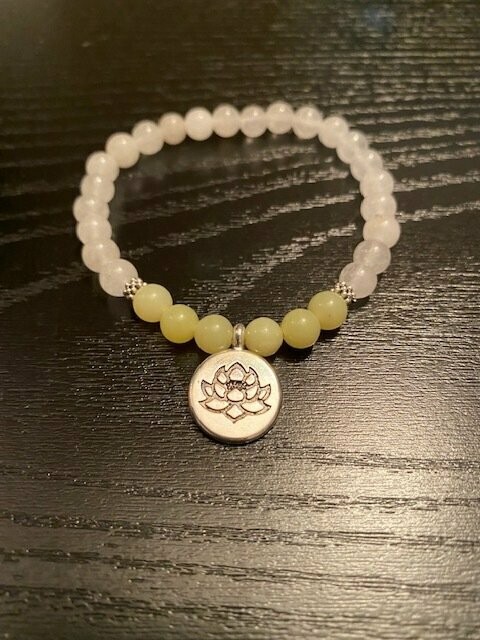 Lotus Flower Stone Bracelet