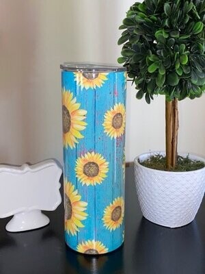 "Sunflower Fields" 20 0Z Tumbler