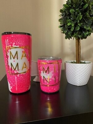 "Mommy and Me Matching" Tumbler