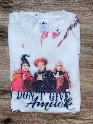 "I DON'T GIVE A MUCK" SANDERSON SISTERS (xl)