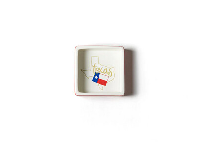 Cotton Colors Company - Texas 3.5 Square Trinket Bowl