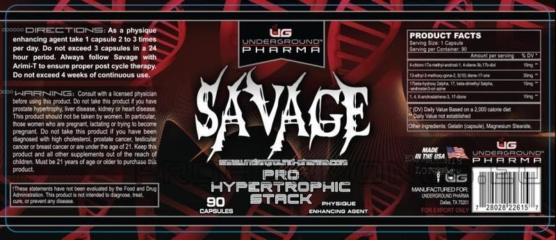 UG PHARMA - SAVAGE