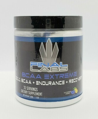 FINAL LABS - BCAA EXTREME 10:1:1 (500GRAMS!!!) MEGA DOSED! 35 SERVINGS