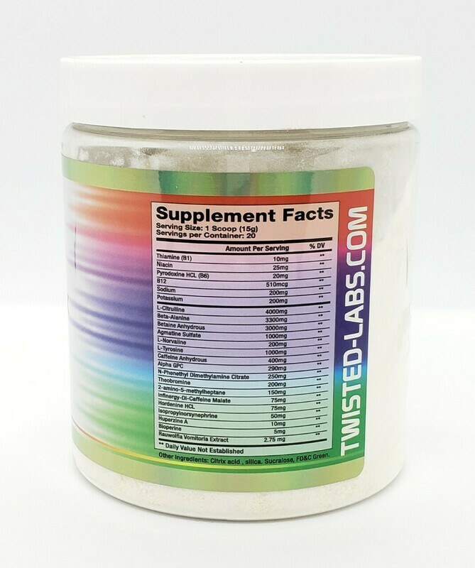 TWISTED LABS - (NEW IMPROVED POTENCY 2020 FORMULA) AGENT ZERO X