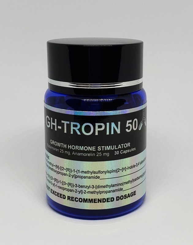 S.L. GH-TROPIN 50 GH Secretagogue (Stacks great with Fat Burners, PH, On Cycle, Post Cycles)