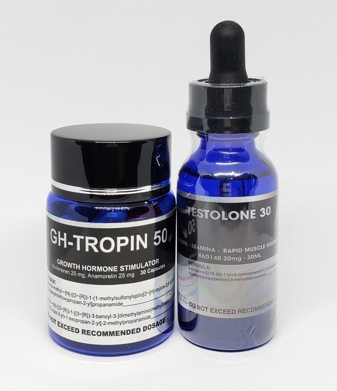 S.L. GH-TROPIN 50 & TESTO 30 (GH & Test Stack)