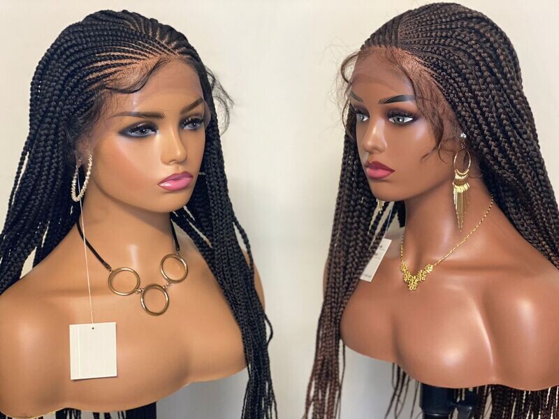 Braided Synthetic Lace Wig