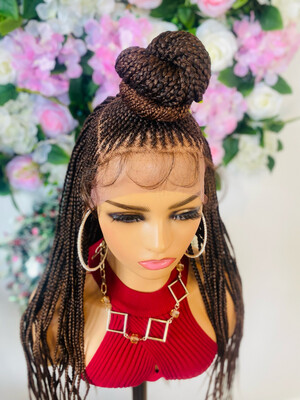 Braided Sydney Wig Black/gold