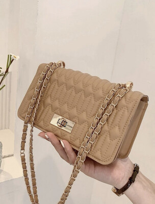 Mini Twist Lock Bag Khaki