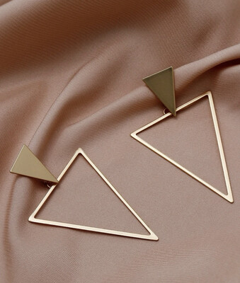 Triangle Drop Earrings