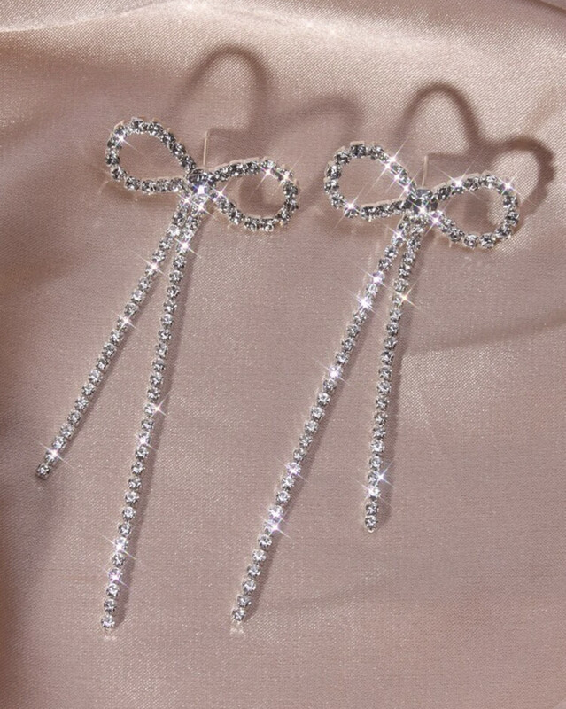 Bow Drop Earrings