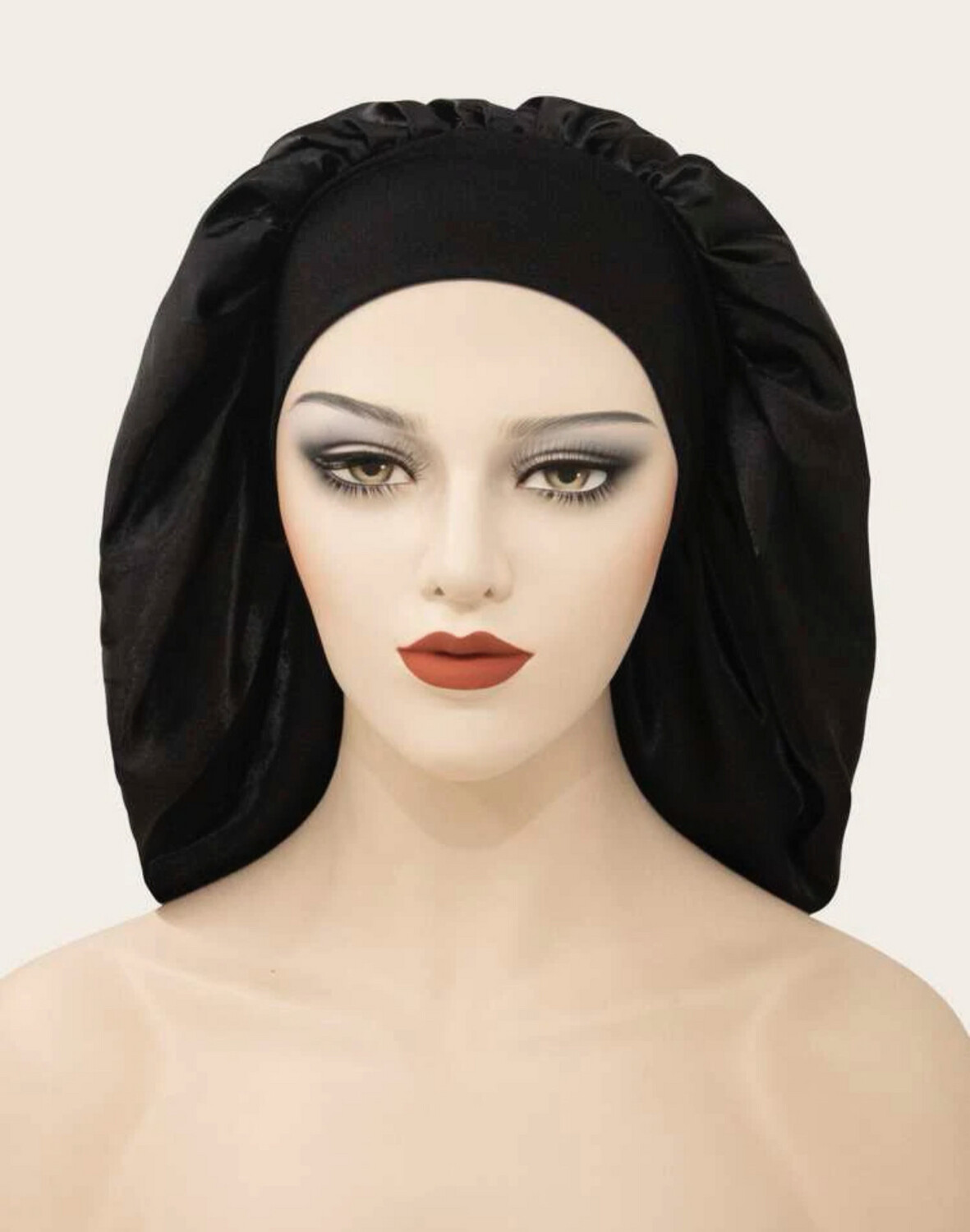 Black Hair Bonnet