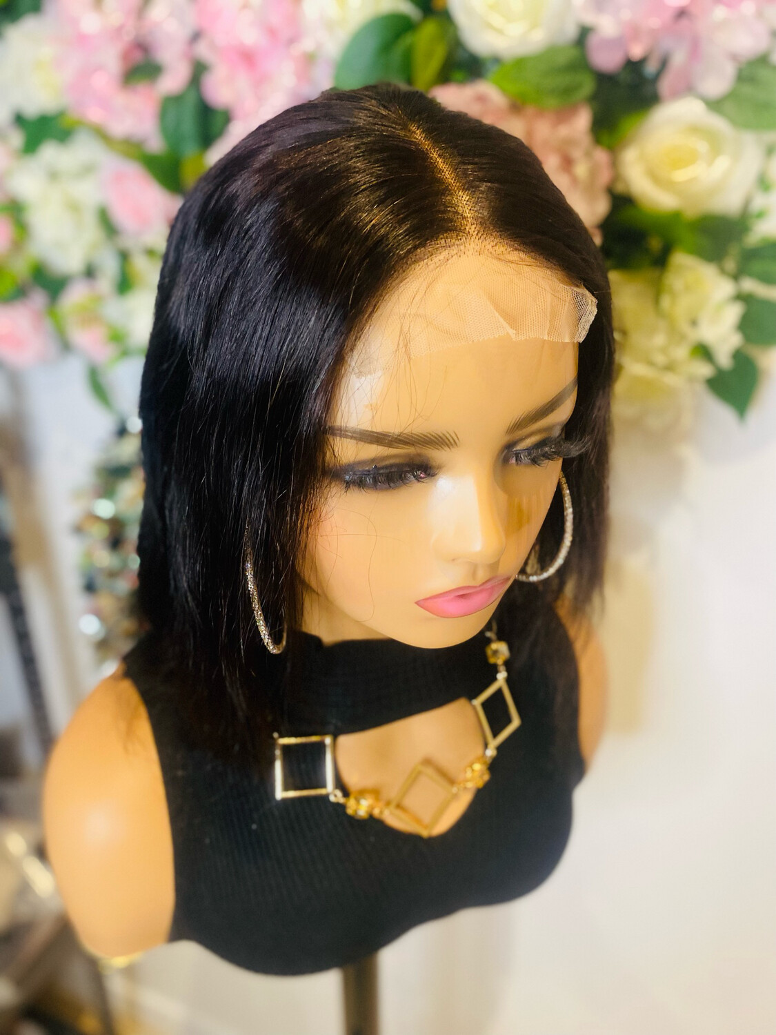 Amor 4*4 Lace Bob Human Hair 14Inches