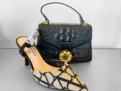 Black Luxury Handbag &amp;Shoes