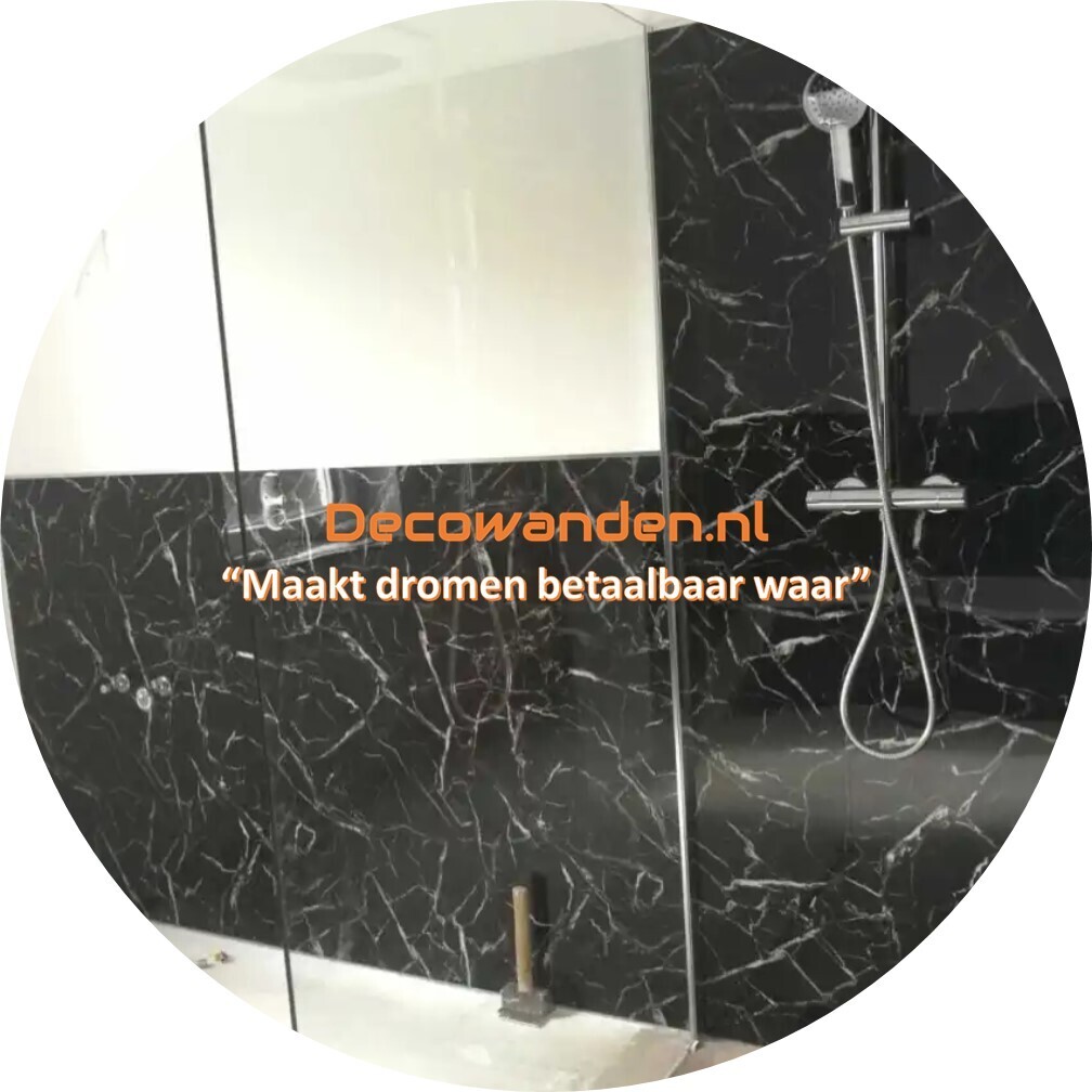 Decowanden | Marmeren waterdichte wandpanelen | Wij maken (bijna) zelfreinigende Badkamers en Toiletten | Bestel staal van materiaal.