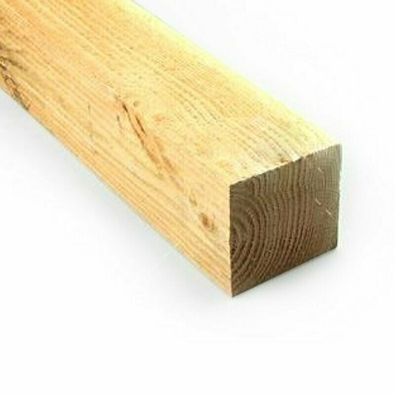 Douglas paal 100x100 mm