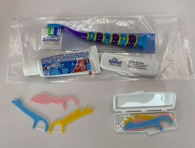 Childrens Toothbrush Kit - 72 Kits/Box