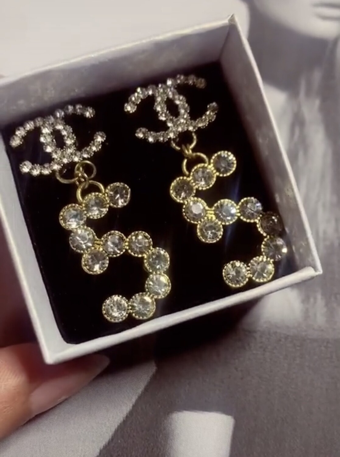 CHANEL #5 EARRINGS