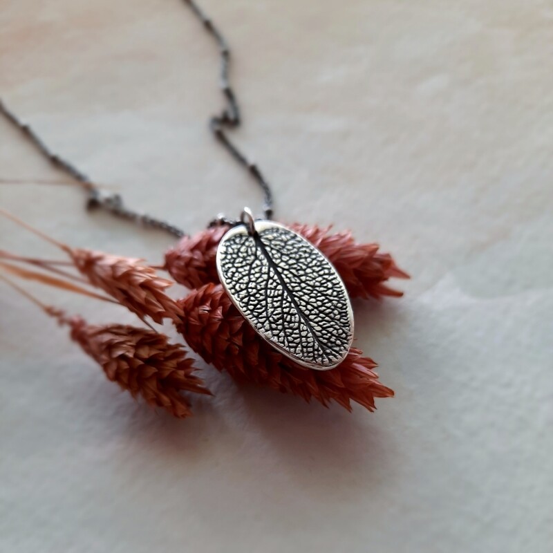 Sage Leaf Necklace