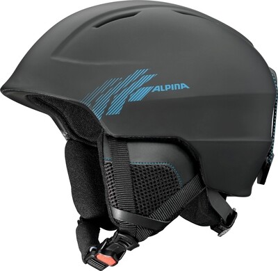 2022 Шлем ALPINA Chute Black/Cyan Matt р. 58-61 2022 Шлем ALPINA Chute Black/Cyan Matt р. 58-61